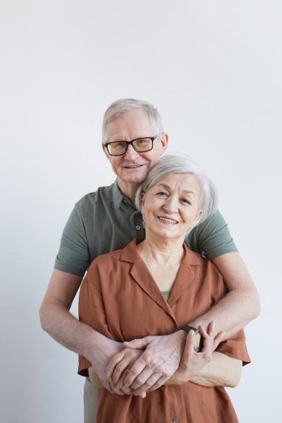 istock Senior Couple Waist Up 1329844186