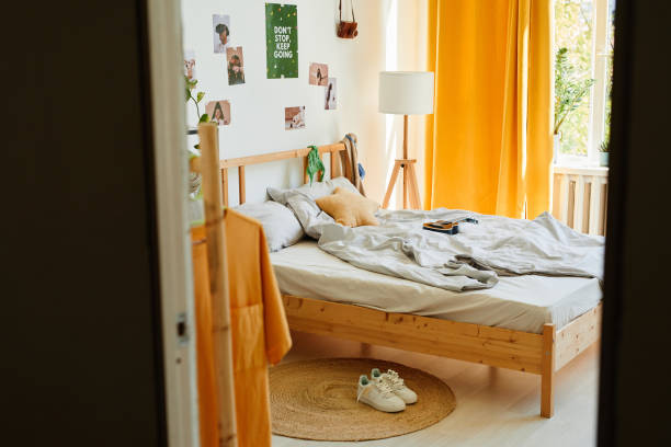 istock Teenage Bedroom Background 1329845543