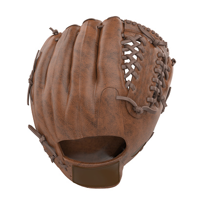 Baseball Glove isolated on white background. 3D render