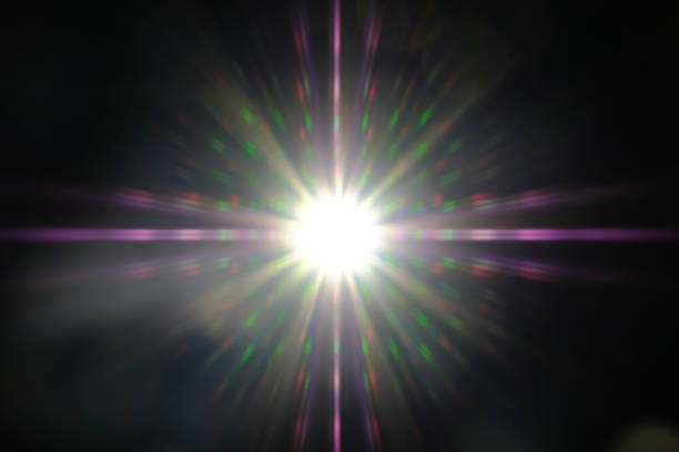 spectre d’un flash de téléphone mobile - photon photos et images de collection