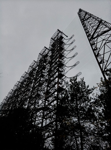 Soviet over-the-horizon radar for an early detection system for ICBM launches in the city of Chernobyl