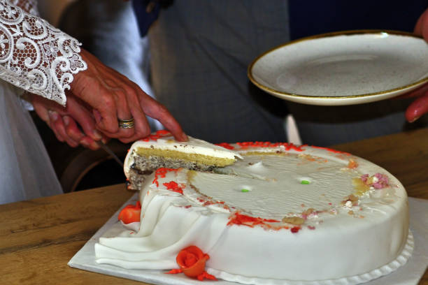 istock 2-tier homemade traditional wedding cake  (Austria/Europe) 1329866534