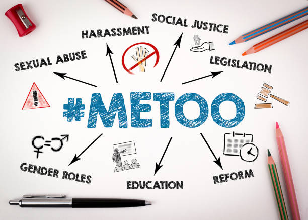 METOO concept. Chart with keywords and icons on white desk with stationery METOO concept. Chart with keywords and icons on white desk with stationery. me too social movement stock pictures, royalty-free photos & images