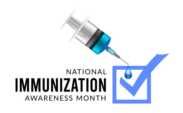 Vector Graphics H 150+ National Immunization Awareness Month Stock Photos, Pictures ...