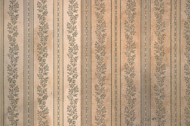 istock vintage decorative wall paper surface with a floral pattern from ancient texture of an old house interior - victorian background wallpaper 1329876537