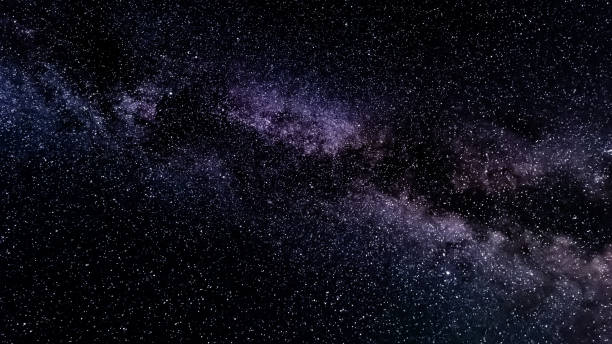 istock Milky way in the night sky 1329876624
