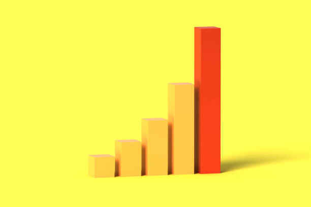 istock 3D illustration of a bar graph rising to the right 1329876633