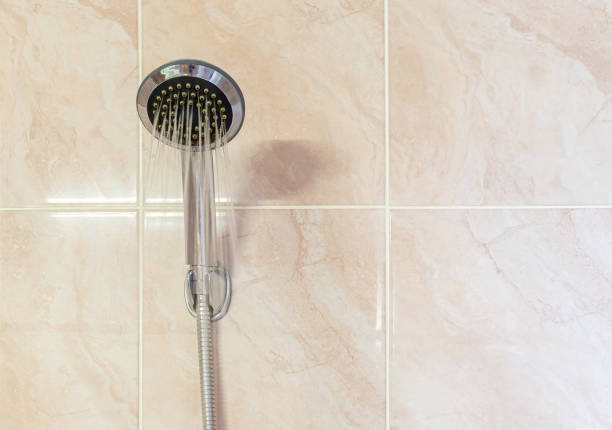 istock Fragment of bathroom interior 1329885759
