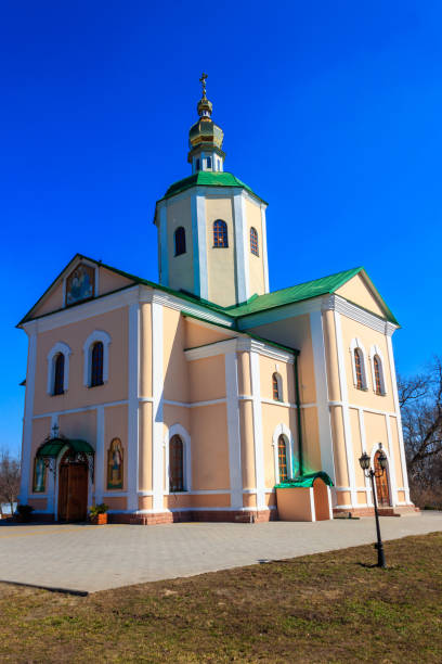 istock Holy Trinity Motroninsky convent in Kholodny Yar, Ukraine 1329890772