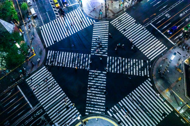istock Ginza Night in tokyo 1329893327