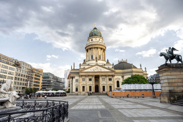 istock German Cathedral at Gendarmenmarkt in Central Berlin 1329900409