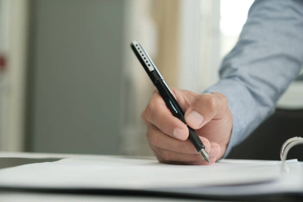 istock Businessman Signs A Contract 1329909513