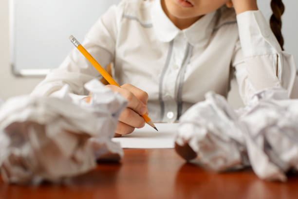 istock Focus on the top of the pencil 1329915421