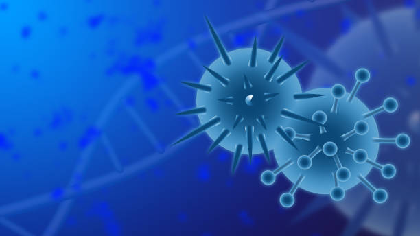 istock 3d illustration covid-19 model concept mutant or coronavirus virus new variant case of respiratory epidemic or damage the lungs on dark blue tone background 1329916395