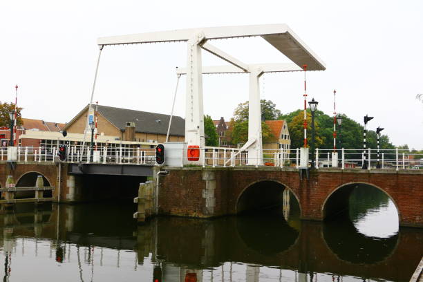 istock Cloudy autumn day in Enkhuizen in the Netherlands 1329921725
