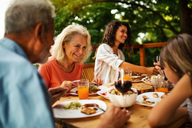 istock Family lunch. 1329929365