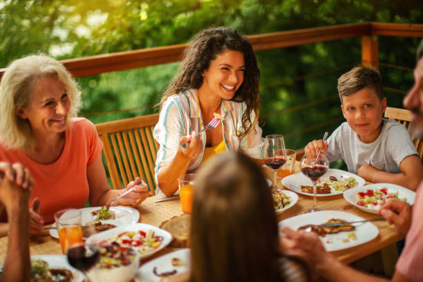 istock Family lunch. 1329934146