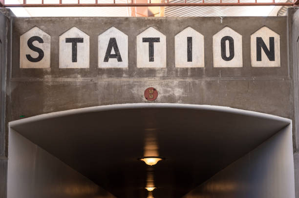 istock Station entrance. 1329934640
