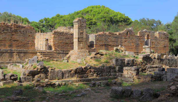 istock Phidias' workshop at Ancient Olympia, Greece 1329943836