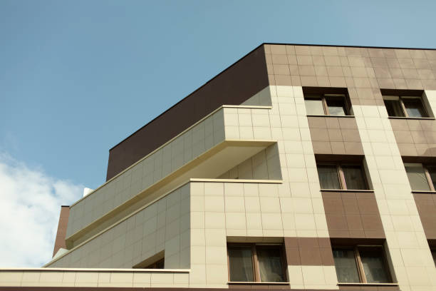 istock Building in the city. Simple structure. 1329943867
