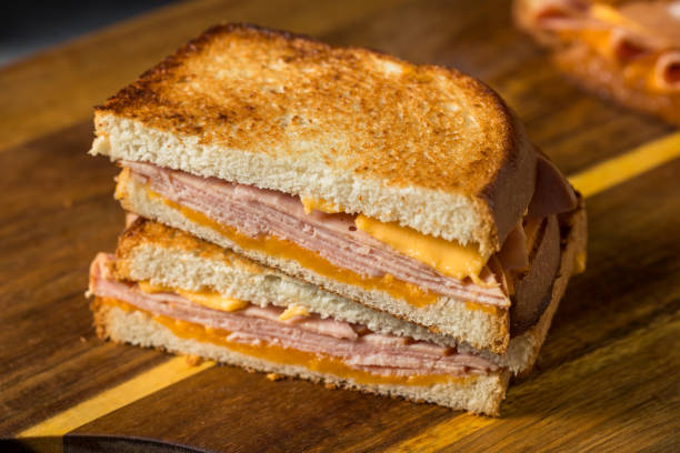 istock Homemade Ham and Grilled Cheese Sandwich 1329945224