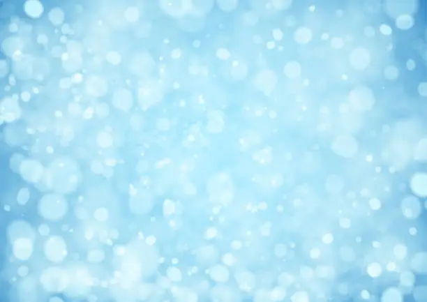 Vector illustration of Blue Christmas glitter winter background