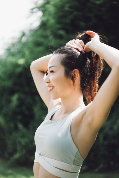 istock Yoga in the park 1329950936