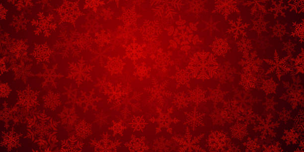 istock Background of Christmas snowflakes 1329953303