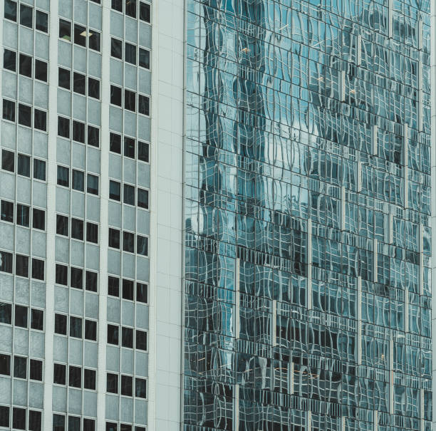 istock Modern Hong Kong Architecture; Hong Kong Business Building Close up 1329957721