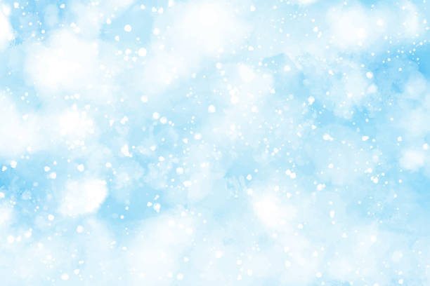 istock abstract watercolor snow falling background for christmas and winter 1329960443