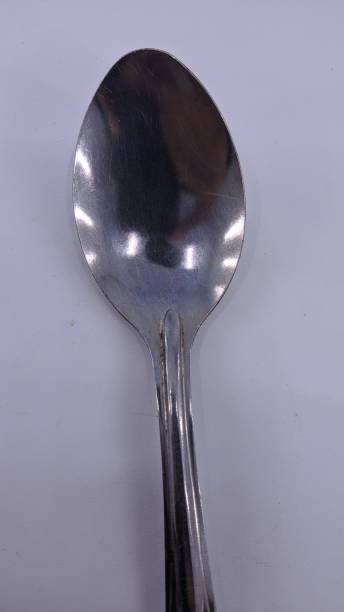 istock silver metal spoon that is commonly used in the household 1329960559
