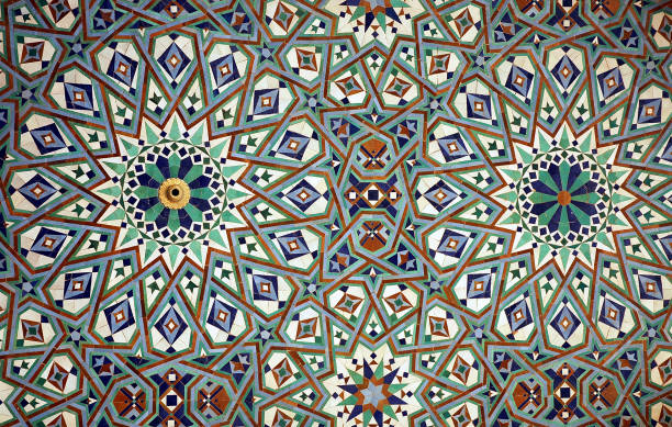 istock Traditional and handicraft zellige (tile) in Morocco 1329964052