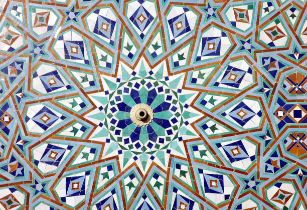 istock Traditional and handicraft zellige (tile) in Morocco 1329964764