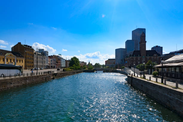 Malmo, Sweden - July 16, 2019: Historical center of Malmo, Sweden