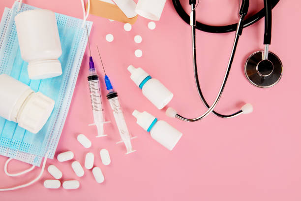 istock Collection of equipment medicine 1329972625