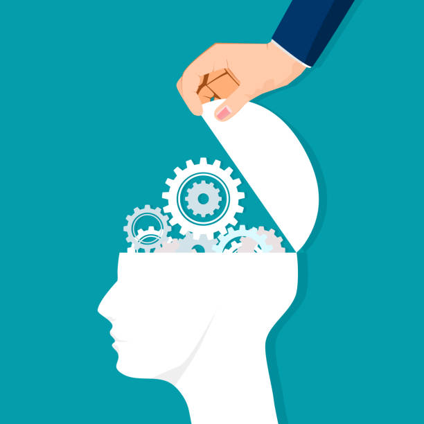 istock The human brain is opened with a gear mechanism. vector illustration 1329975975