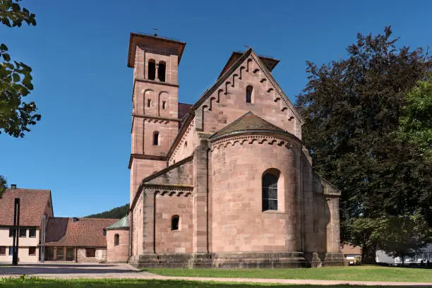 Monastery church in Baiersbronn Klosterreichenbach in the Black Forest, Germany