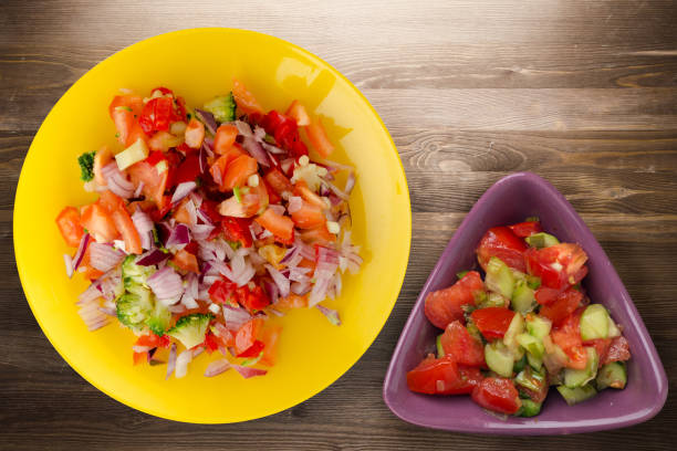 istock vegan food. salad from vegetables 1329994514