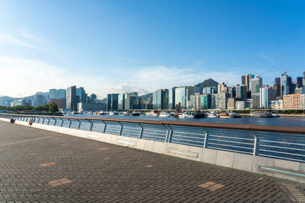 Kai Tak Runway Park in Kowloon