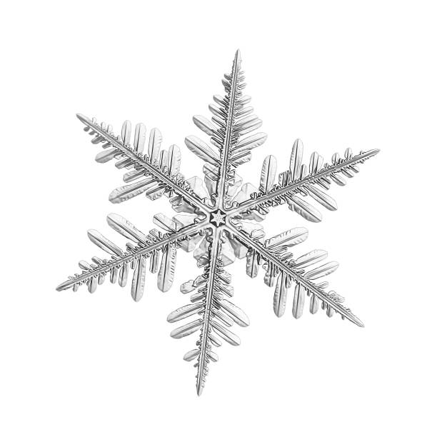 istock Snowflake isolated on white background 1329999684