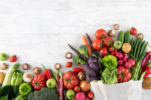 istock Shopping Bag Full of Fresh Vegetables 1330008670