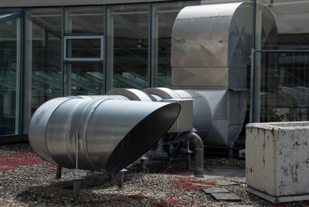 istock an aeration system with large ducts at a glass facade 1330010450