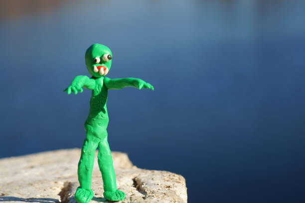 istock A zombie figurine made of plasticine. 1330013119
