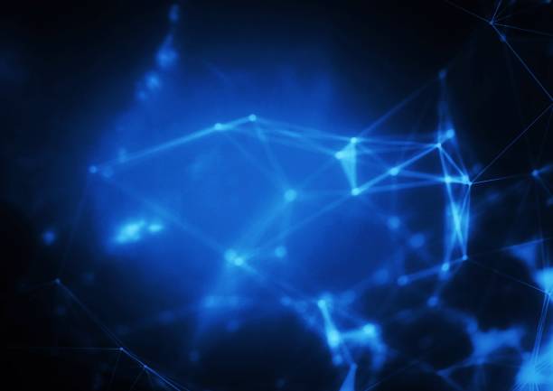 istock Rays connected by the concept of computer networks 1330014718