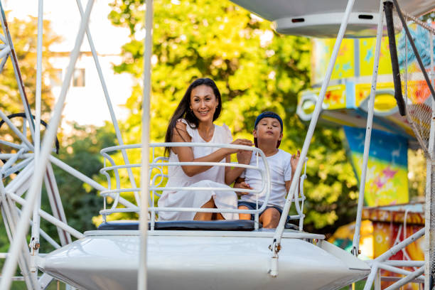 istock Unforgettable ride with mother 1330026423