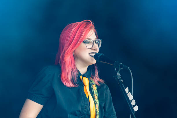 istock Female Pop Punk Singer Performing Live 1330031739
