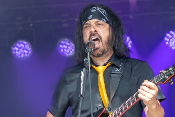 istock Metal Singer Guitarist Performing Live 1330031927