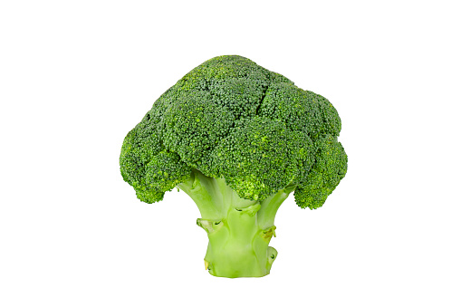 broccoli vegetable isolate on white background