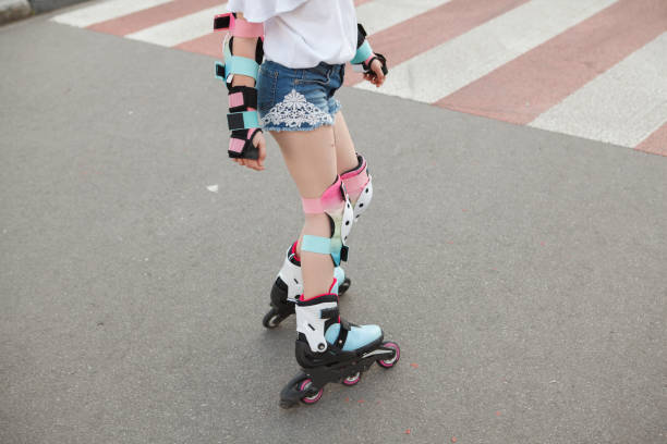 istock Rollerblader girl enjoying skating outdoors 1330054886