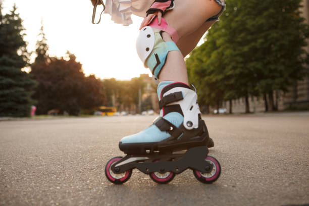 istock Rollerblader girl enjoying skating outdoors 1330055256